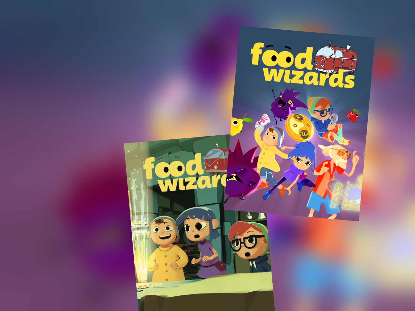 Poster of the first two season of Food Wizards