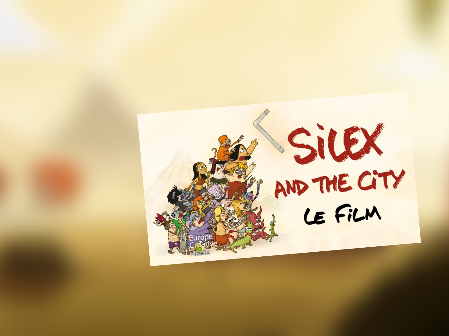 Silex and the City poster featuring all the main characters forming a pile