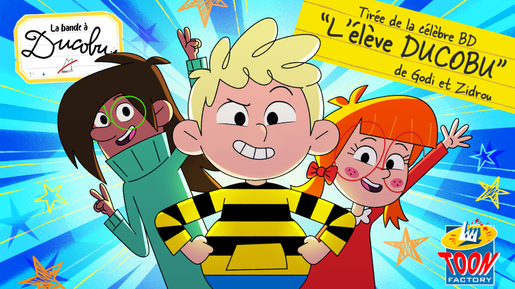 Poster of Ducobu and his friends